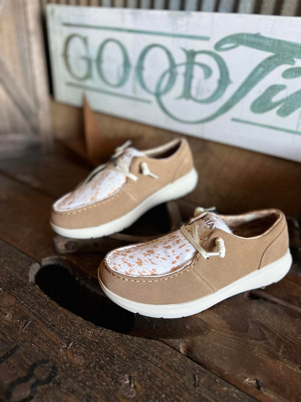Women's Ariat Walnut/Hair On Hide Hilo *FINAL SALE*-Women's Casual Shoes-Ariat-Lucky J Boots & More, Women's, Men's, & Kids Western Store Located in Carthage, MO