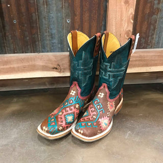 Women's Tin Haul Aztrina Boot *FINAL SALE*-Women's Boots-Tin Haul-Lucky J Boots & More, Women's, Men's, & Kids Western Store Located in Carthage, MO
