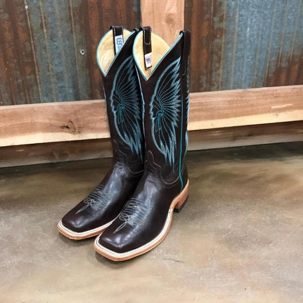 AB Chocolate Goat-Men's Boots-Anderson Bean-Lucky J Boots & More, Women's, Men's, & Kids Western Store Located in Carthage, MO