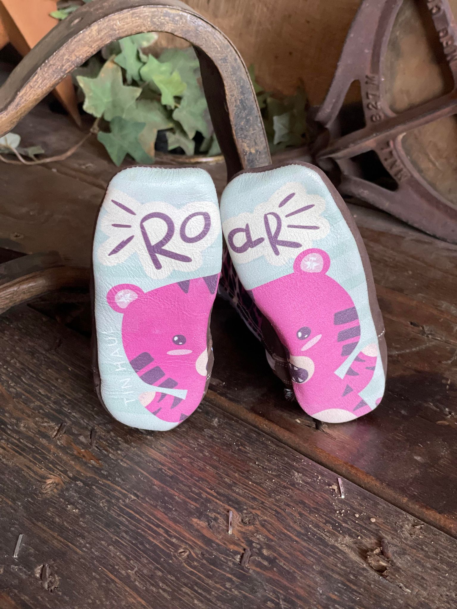 TH Infant Cheetah Roar Booties-kids boots-Tin Haul-Lucky J Boots & More, Women's, Men's, & Kids Western Store Located in Carthage, MO