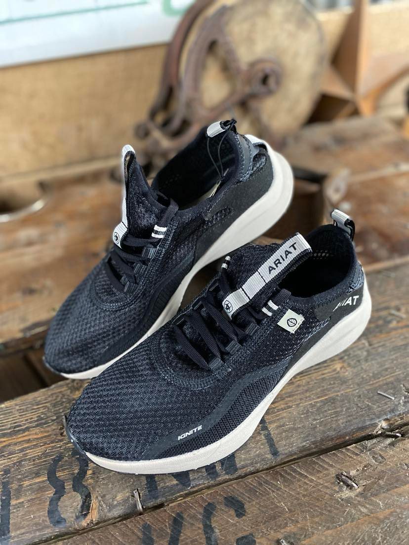 Women's Ariat Ignite Eco Tennis Shoe *FINAL SALE*-Men's Shoes-Ariat-Lucky J Boots & More, Women's, Men's, & Kids Western Store Located in Carthage, MO
