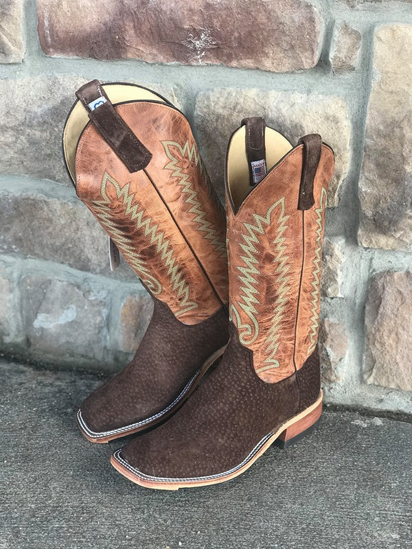 AB Carpincho Mad Cat Square Toe Boot-Men's Boots-Anderson Bean-Lucky J Boots & More, Women's, Men's, & Kids Western Store Located in Carthage, MO