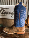 AB Men's Blue Chex Tag Boar Square Toe-Men's Boots-Anderson Bean-Lucky J Boots & More, Women's, Men's, & Kids Western Store Located in Carthage, MO