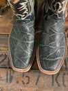 AB Olive Vintage Elephant w/ Black Kidskin-Men's Boots-Anderson Bean-Lucky J Boots & More, Women's, Men's, & Kids Western Store Located in Carthage, MO
