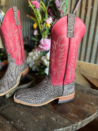 Women's Anderson Bean Brown Washed Shoulder Boot-Women's Boots-Anderson Bean-Lucky J Boots & More, Women's, Men's, & Kids Western Store Located in Carthage, MO