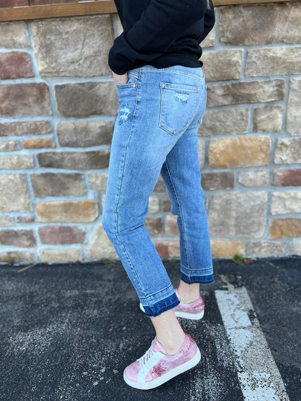Georgia Ultra High Rise Slim Straight KanCan Jeans-Women's Denim-KanCan-Lucky J Boots & More, Women's, Men's, & Kids Western Store Located in Carthage, MO