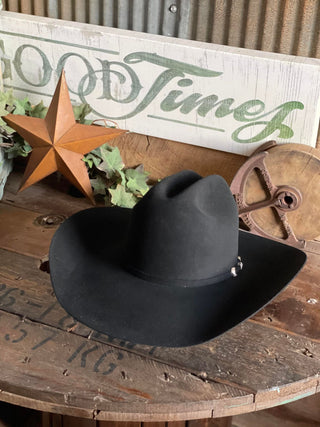 40X Black Beaver Arena Resistol 4 1/4" Brim Felt Cowboy Hat-Felt Cowboy Hats-Resistol-Lucky J Boots & More, Women's, Men's, & Kids Western Store Located in Carthage, MO