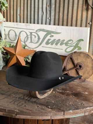 40X Black Beaver Arena Resistol 4 1/4" Brim Felt Cowboy Hat-Felt Cowboy Hats-Resistol-Lucky J Boots & More, Women's, Men's, & Kids Western Store Located in Carthage, MO