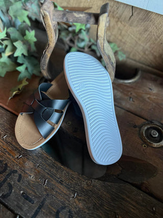 Corkys Rouge Sandal in Black *FINAL SALE*-Women's Casual Shoes-Corkys Footwear-Lucky J Boots & More, Women's, Men's, & Kids Western Store Located in Carthage, MO