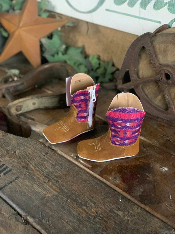 Infant Tin Haul Mini Princess / Pony Sole Boots-Tin Haul-Lucky J Boots & More, Women's, Men's, & Kids Western Store Located in Carthage, MO