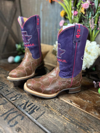Youth Tin Haul Lotta Cowgirl Boot-Kids Boots-Tin Haul-Lucky J Boots & More, Women's, Men's, & Kids Western Store Located in Carthage, MO