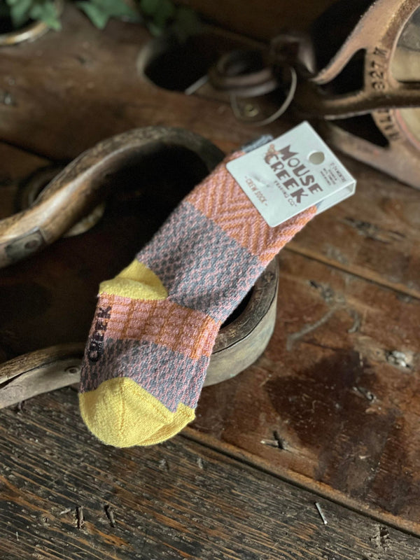 Youth Mouse Creek-Golden Fields Socks-Socks-World's Softest Socks-Lucky J Boots & More, Women's, Men's, & Kids Western Store Located in Carthage, MO