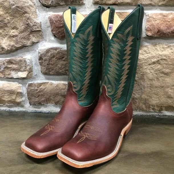 AB Hunter Green Goat-Men's Boots-Anderson Bean-Lucky J Boots & More, Women's, Men's, & Kids Western Store Located in Carthage, MO