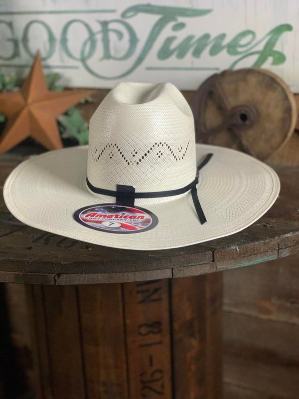 American Hat Company 7420 4.5" Brim S-Minn *Not Shaped-Straw Cowboy Hats-American Hat Co.-Lucky J Boots & More, Women's, Men's, & Kids Western Store Located in Carthage, MO