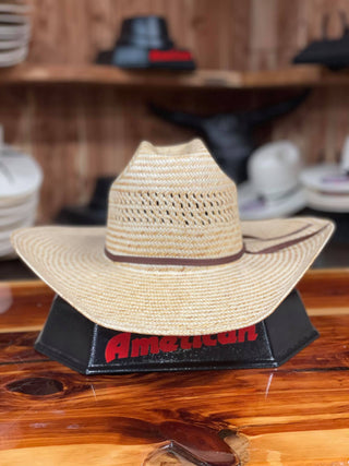 American Straw Hat 4 1/2" Brim 850 S-117-Straw Cowboy Hats-American Hat Co.-Lucky J Boots & More, Women's, Men's, & Kids Western Store Located in Carthage, MO