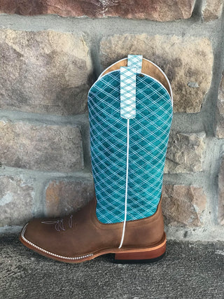 Women's Macie Bean Pecan Barking Iron Boot-Women's Boots-Macie Bean-Lucky J Boots & More, Women's, Men's, & Kids Western Store Located in Carthage, MO