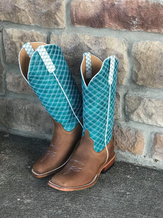 Women's Macie Bean Pecan Barking Iron Boot-Women's Boots-Macie Bean-Lucky J Boots & More, Women's, Men's, & Kids Western Store Located in Carthage, MO