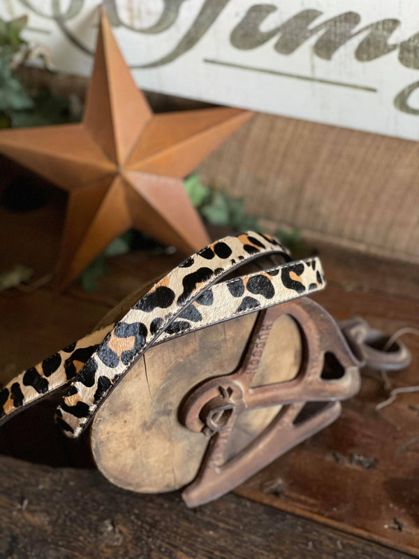 Ariat Womens fashion Leopard Belt-Women's Belts-M & F Western Products-Lucky J Boots & More, Women's, Men's, & Kids Western Store Located in Carthage, MO