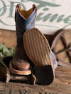 AB Kids Toast Bison and Blue Mad Dog Square Toe Boots-Kids Boots-Anderson Bean-Lucky J Boots & More, Women's, Men's, & Kids Western Store Located in Carthage, MO