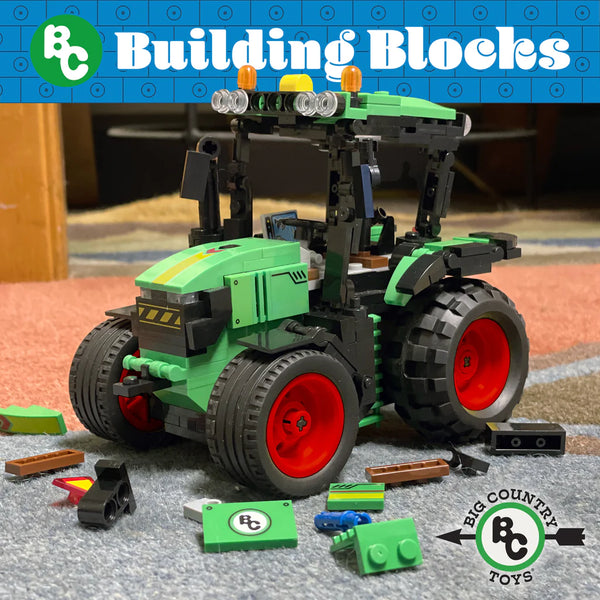 BC Building Blocks 295-Piece Farm Tractor-Toys-Big Country Toys-Lucky J Boots & More, Women's, Men's, & Kids Western Store Located in Carthage, MO