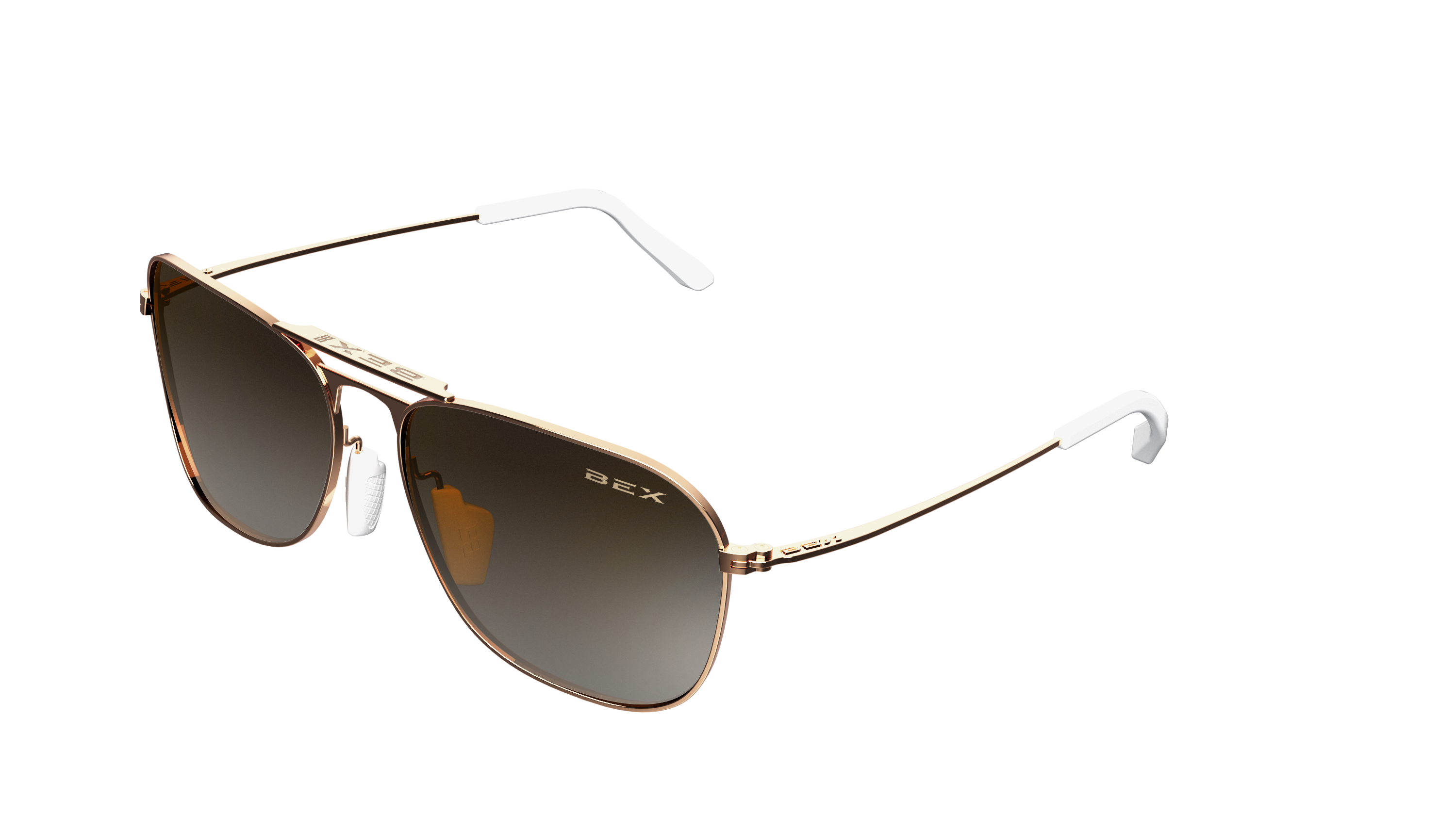 BEX Ranger Rose Gold/Brown-Sunglasses-Bex Sunglasses-Lucky J Boots & More, Women's, Men's, & Kids Western Store Located in Carthage, MO