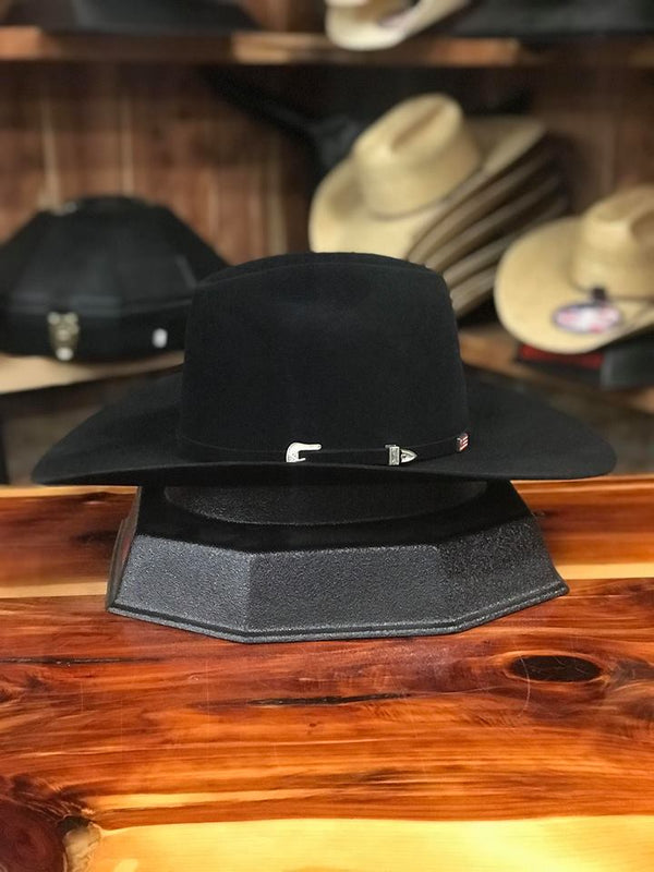 American 10x Black Felt 5" Brim-Felt Cowboy Hats-American Hat Co.-Lucky J Boots & More, Women's, Men's, & Kids Western Store Located in Carthage, MO