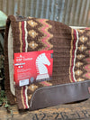 ESP Contoured Wool Saddle Pad 32x34 3/4" in Chestnut & Fawn-Saddle Pads-Equibrand-Lucky J Boots & More, Women's, Men's, & Kids Western Store Located in Carthage, MO