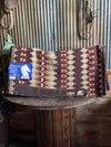 Zone Series Blanket Top 34x38 1" Coffee/Burgundy-Saddle Pads-Equibrand-Lucky J Boots & More, Women's, Men's, & Kids Western Store Located in Carthage, MO
