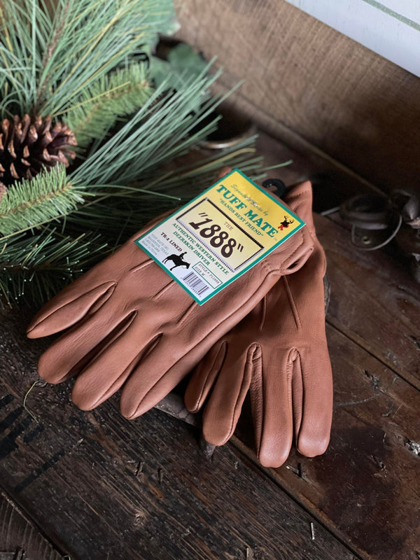 "The PL1888" Deer Skin Tuff Mate Gloves-Lined-Gloves-Tuff Mate-Lucky J Boots & More, Women's, Men's, & Kids Western Store Located in Carthage, MO