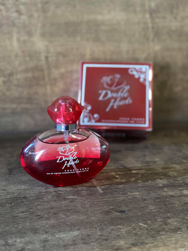 Double Hearts Perfume-Perfumes-Darrell & Bonnie Co.-Lucky J Boots & More, Women's, Men's, & Kids Western Store Located in Carthage, MO