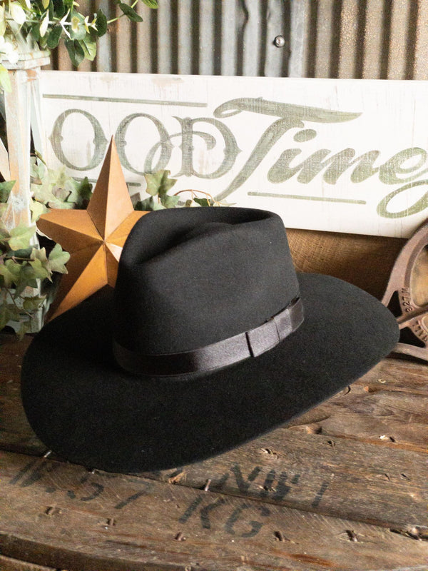 Dreamer in Black-Felt Cowboy Hats-M & F Western Products-Lucky J Boots & More, Women's, Men's, & Kids Western Store Located in Carthage, MO