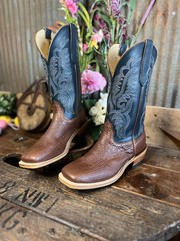 Mens Fenoglio Kango Tobacco Smooth Quill Ostrich-Men's Boots-Fenoglio Boots-Lucky J Boots & More, Women's, Men's, & Kids Western Store Located in Carthage, MO