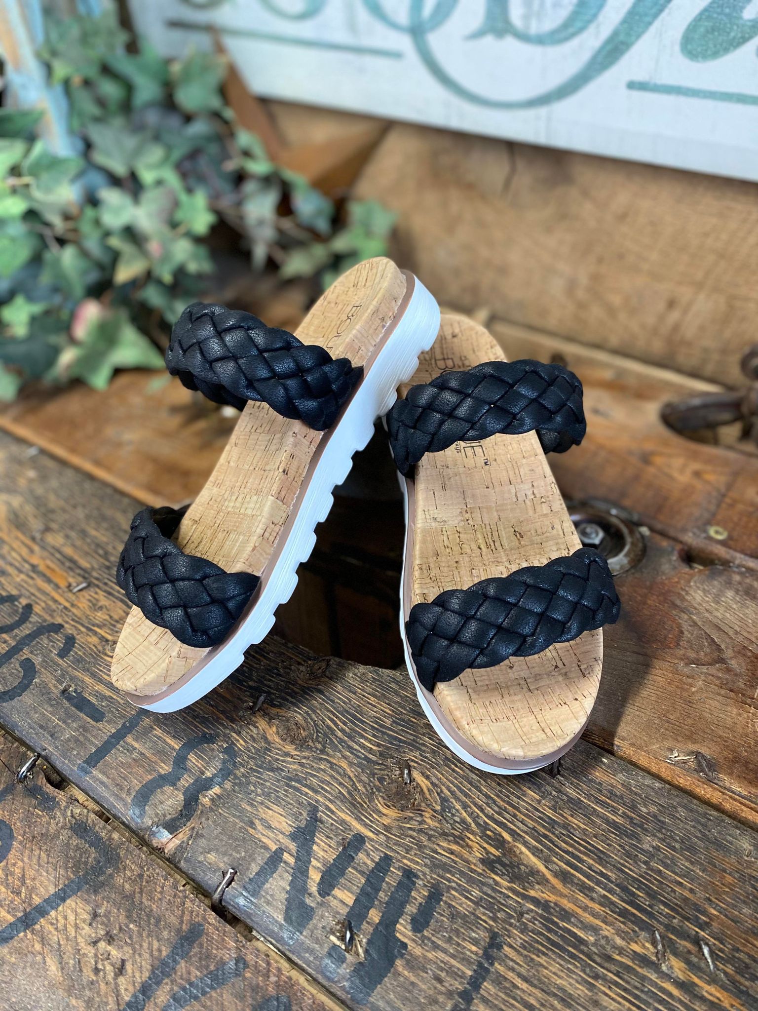 Moonlight Sandal by Boutique in Black-Women's Casual Shoes-Corkys Footwear-Lucky J Boots & More, Women's, Men's, & Kids Western Store Located in Carthage, MO