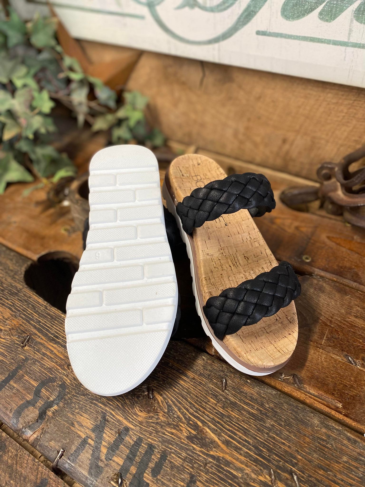 Moonlight Sandal by Boutique in Black-Women's Casual Shoes-Corkys Footwear-Lucky J Boots & More, Women's, Men's, & Kids Western Store Located in Carthage, MO
