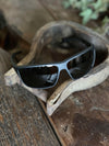 BEX Fin Black/Silver-Sunglasses-Bex Sunglasses-Lucky J Boots & More, Women's, Men's, & Kids Western Store Located in Carthage, MO