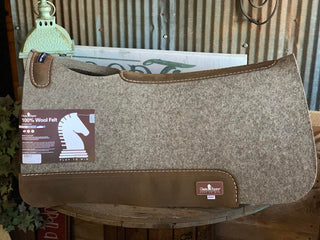 Classic Equine 100% Felt 7/8'' Saddle Pad 31" x 32"-Saddle Pads-Equibrand-Lucky J Boots & More, Women's, Men's, & Kids Western Store Located in Carthage, MO