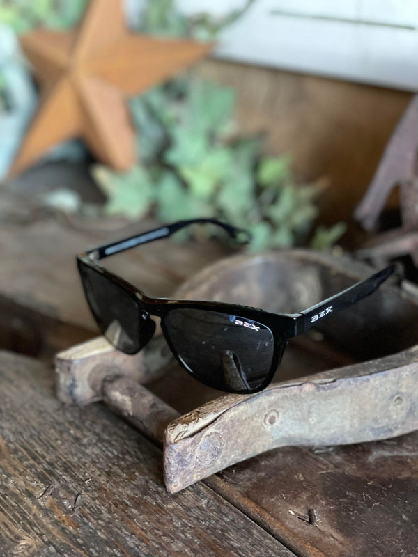 BEX Griz in Black/Silver-Sunglasses-Bex Sunglasses-Lucky J Boots & More, Women's, Men's, & Kids Western Store Located in Carthage, MO