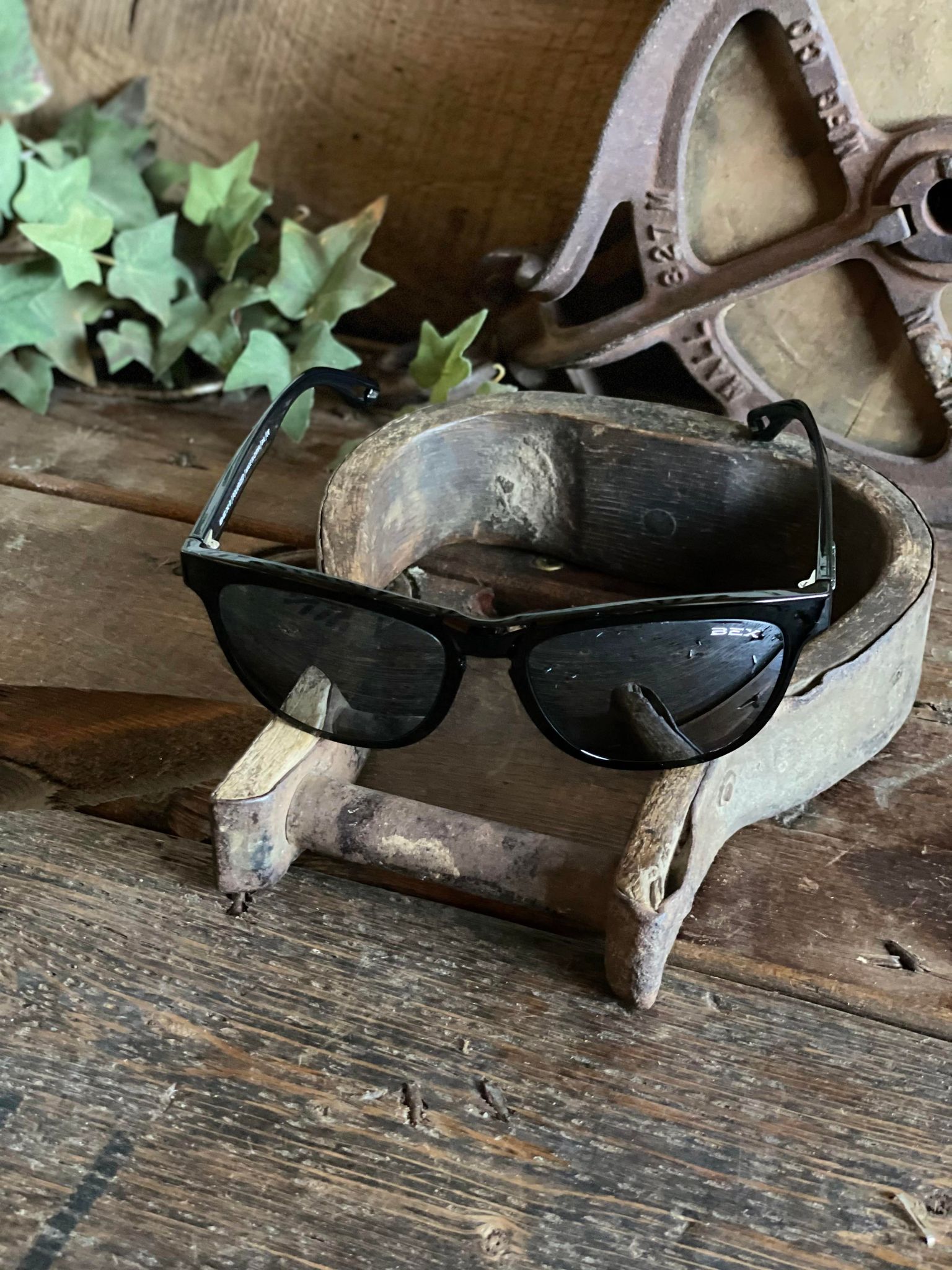 BEX Griz in Black/Silver-Sunglasses-Bex Sunglasses-Lucky J Boots & More, Women's, Men's, & Kids Western Store Located in Carthage, MO