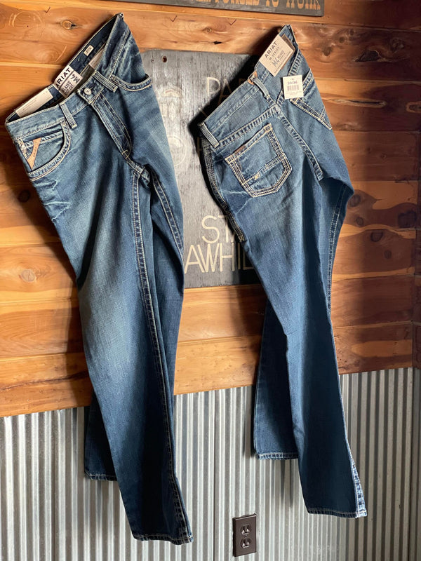 Ariat Men's Jeans M4 Gulch Relaxed Bootcut-Men's Denim-Ariat-Lucky J Boots & More, Women's, Men's, & Kids Western Store Located in Carthage, MO