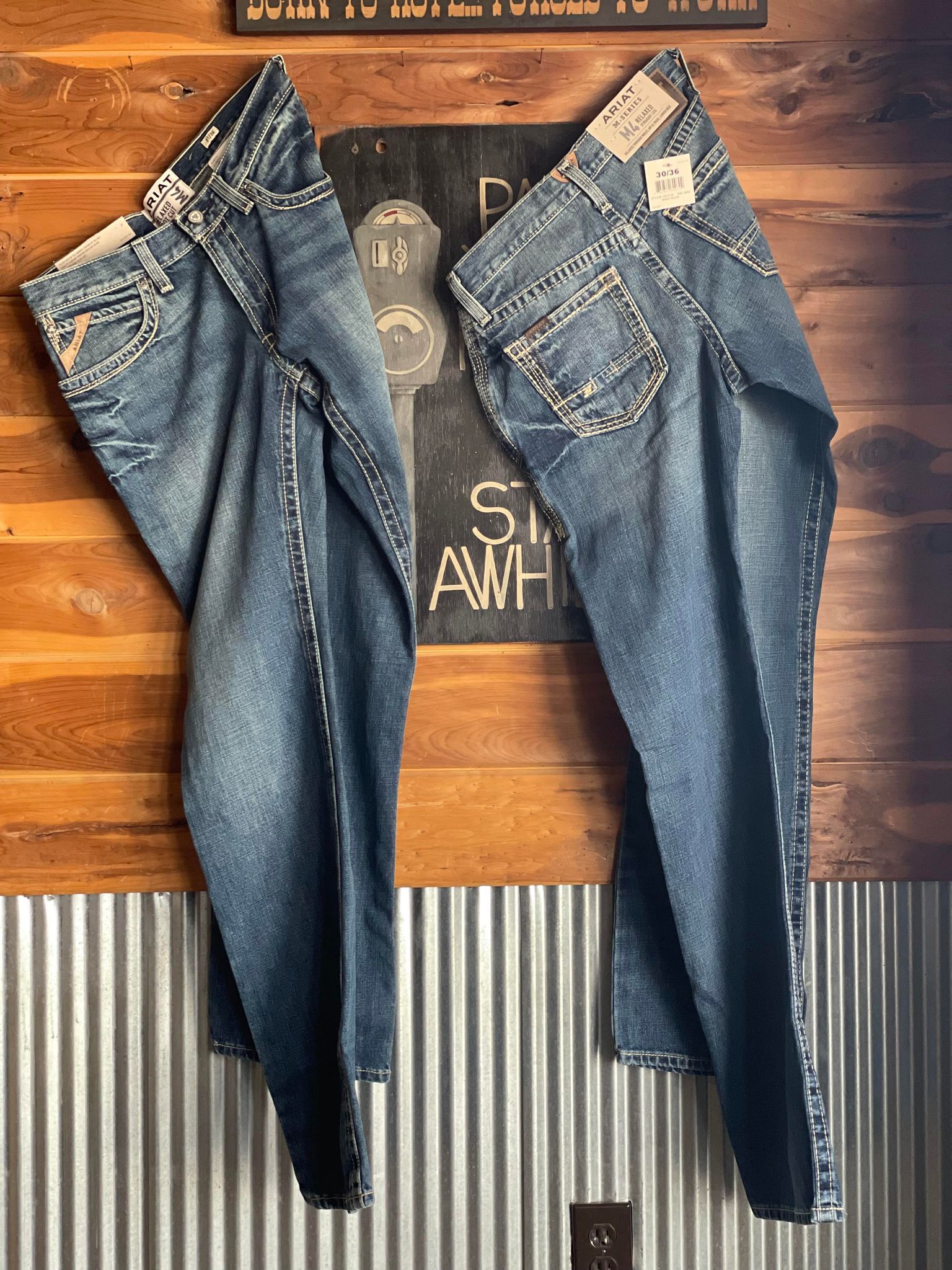 Ariat Men's Jeans M4 Gulch Relaxed Bootcut-Men's Denim-Ariat-Lucky J Boots & More, Women's, Men's, & Kids Western Store Located in Carthage, MO