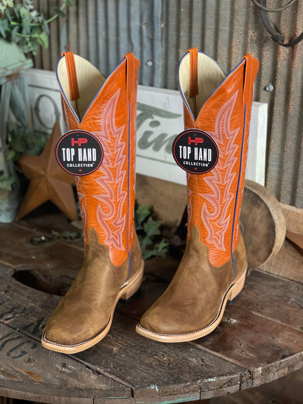 Horse Power Top Hand Collection Waxy Commander Cutter Toe Boots-Men's Boots-Horse Power-Lucky J Boots & More, Women's, Men's, & Kids Western Store Located in Carthage, MO
