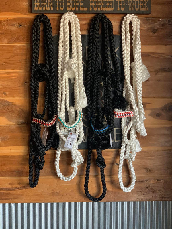 Cowboy Braided Halter W 10' Lead Rope HRCBW-HALTER-Professionals Choice-Lucky J Boots & More, Women's, Men's, & Kids Western Store Located in Carthage, MO