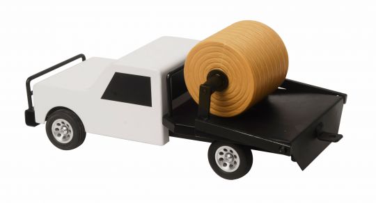 Flat Bed Hay Truck Black/White-Toys-Little Buster Toys-Lucky J Boots & More, Women's, Men's, & Kids Western Store Located in Carthage, MO