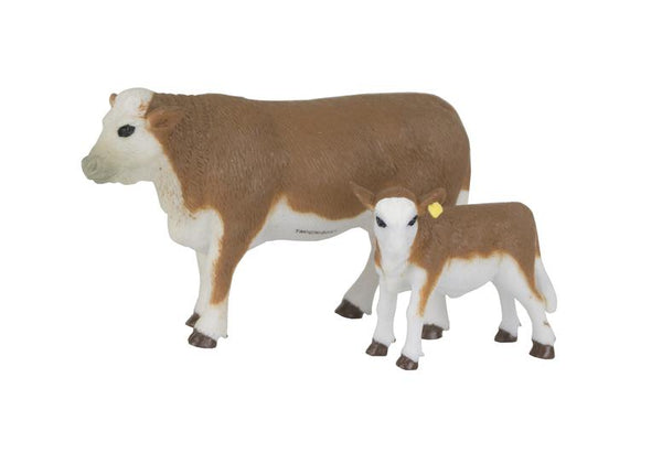 Hereford Cow/Calf-Toys-Big Country Toys-Lucky J Boots & More, Women's, Men's, & Kids Western Store Located in Carthage, MO
