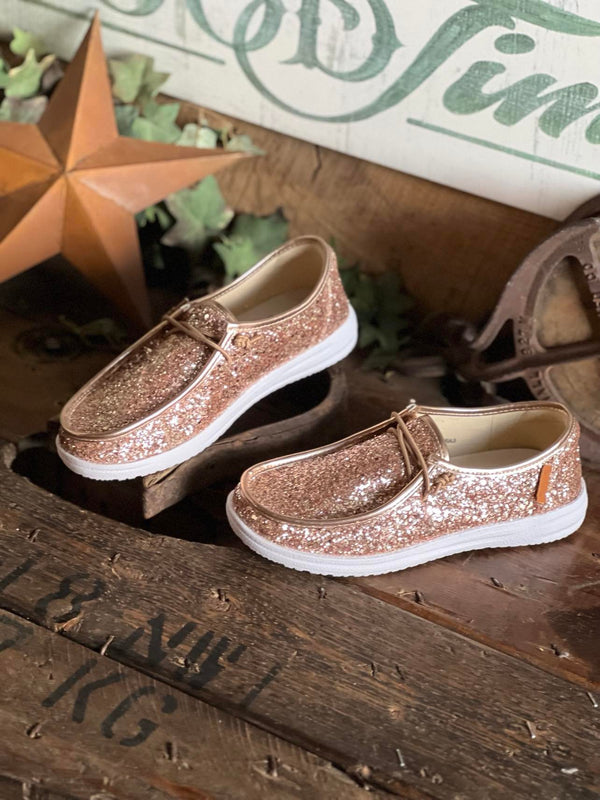 Corkys Kayak Sneaker in Rose Gold-Women's Casual Shoes-Corkys Footwear-Lucky J Boots & More, Women's, Men's, & Kids Western Store Located in Carthage, MO