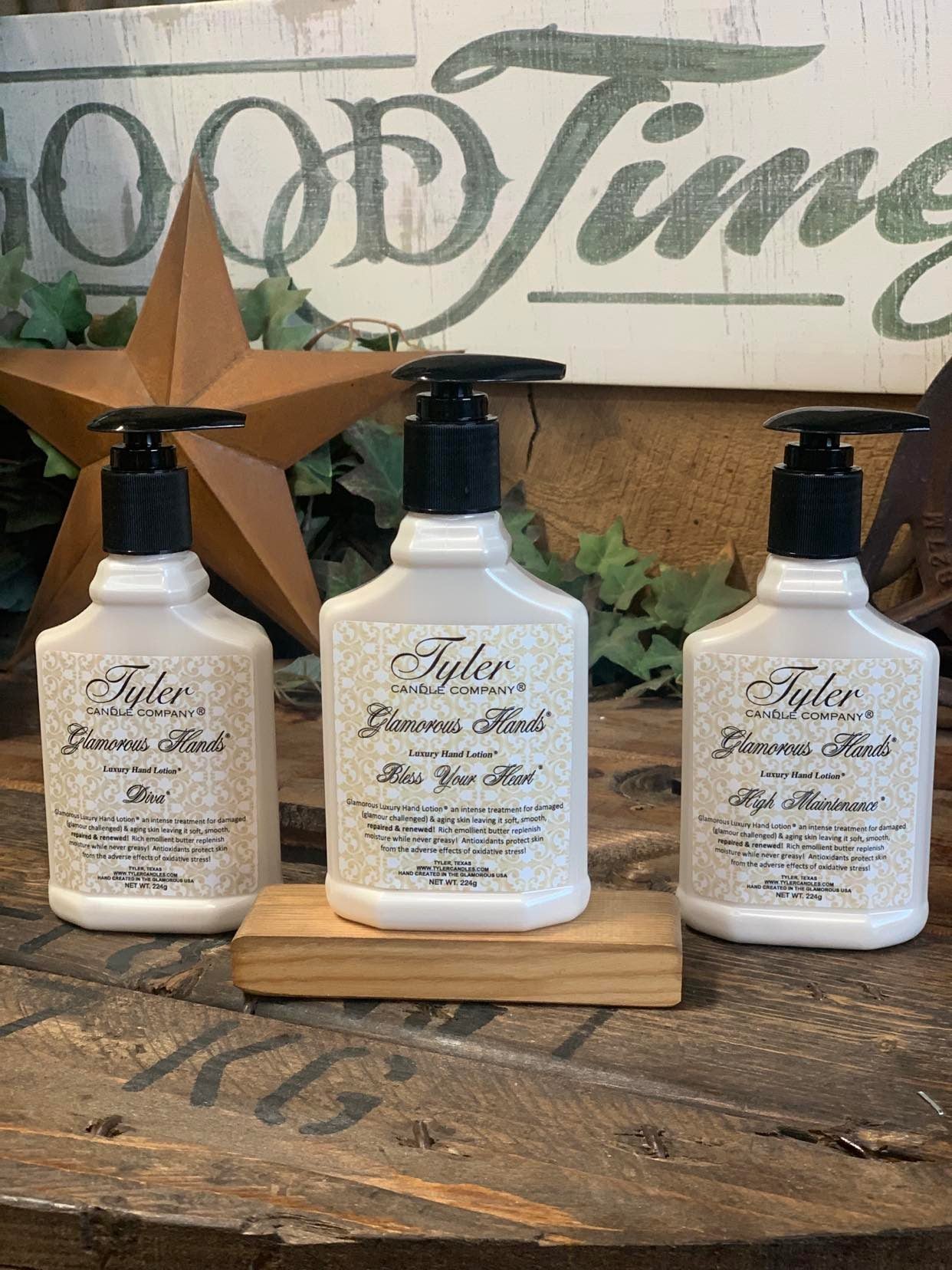 8oz Luxury Hand Lotion-Hand Lotions-Tyler Candle Company-Lucky J Boots & More, Women's, Men's, & Kids Western Store Located in Carthage, MO