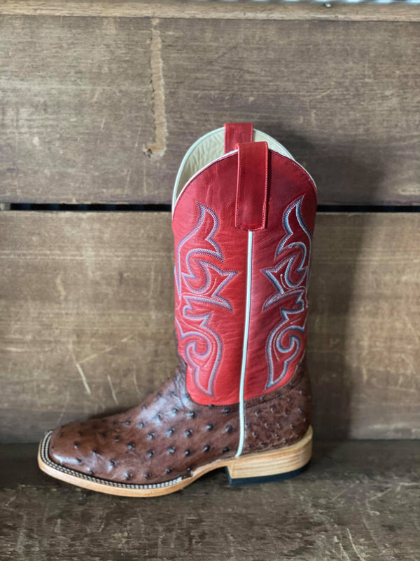 MB Women's Kango Tobac Full Quill-Women's Boots-Anderson Bean-Lucky J Boots & More, Women's, Men's, & Kids Western Store Located in Carthage, MO