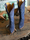 Macie Bean Marine Blue Suede Tall Boots-Women's Boots-Anderson Bean-Lucky J Boots & More, Women's, Men's, & Kids Western Store Located in Carthage, MO