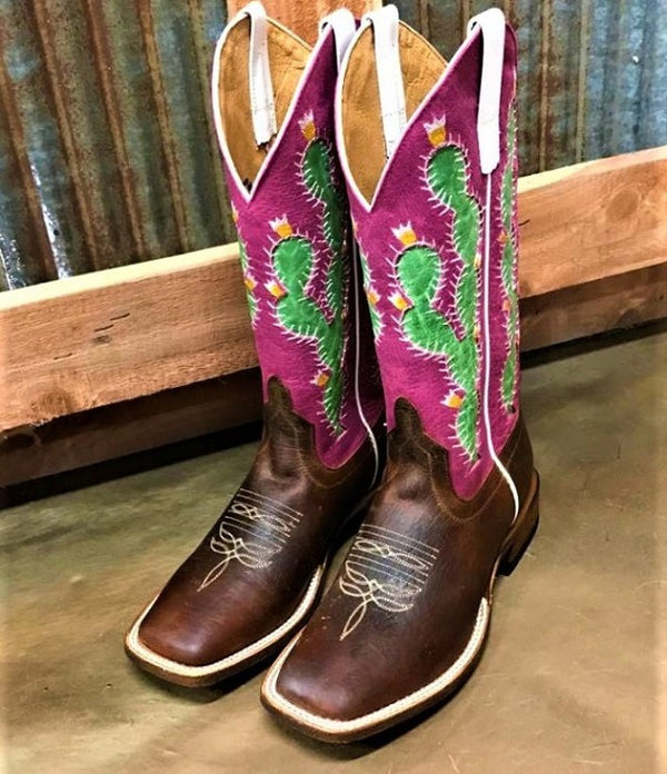 MB Prickled Pink-Women's Boots-Macie Bean-Lucky J Boots & More, Women's, Men's, & Kids Western Store Located in Carthage, MO