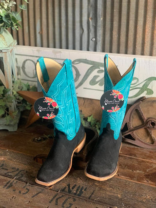 Women's Macie Bean Black Suede Boot-Women's Boots-Macie Bean-Lucky J Boots & More, Women's, Men's, & Kids Western Store Located in Carthage, MO